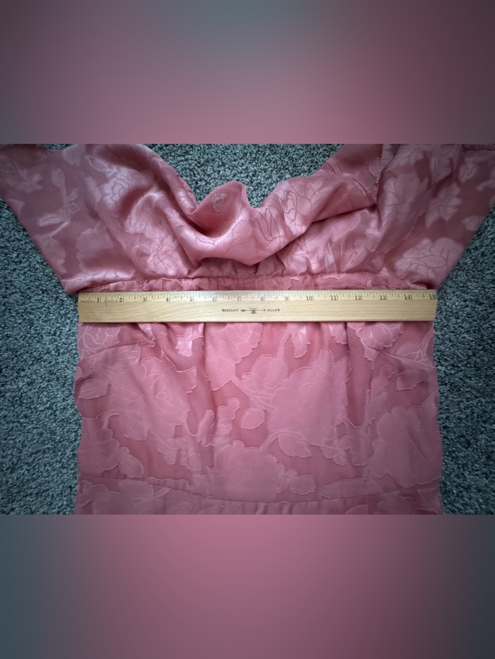 Lulu's Dusty Rose Ruffle Tiered Maxi Dress - Picture 6 of 12
